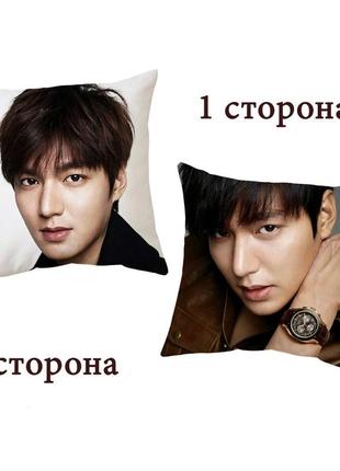 Подушка ли мин хо двухсторонняя 40х40 см (p0047)