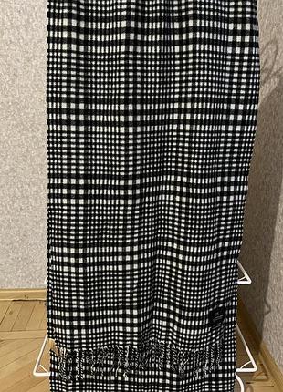 Шерстяной большой шарф альпака