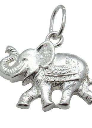 Срібний підвіс "слон"