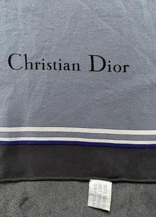 Christian dior шовкова вінтажна хустка3 фото