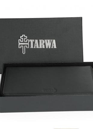 Чоловічий шкіряний клатч на два відділення tarwa rfid5 фото