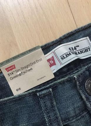 Джинсы новые  levis 514 оригинал на  возраст  5-6 лет3 фото