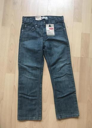 Джинсы новые  levis 514 оригинал на  возраст  5-6 лет