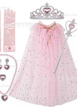 Атласное карнавальное платье карнавальный костюм disney принцессы авроры или рапунцель на 4-5 лет2 фото