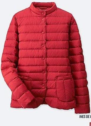 Куртка,пуховик ультралегкий uniqlo
лимитированной серии дизайнера inès de la fressange