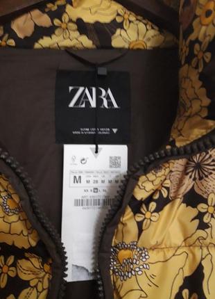 Пуховик 2 в 1 женский фирмы zara размер м .куртка и жилетка 2 в 1 зимняя.4 фото
