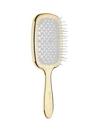 Расческа для волос janeke superbrush 1830 the original italian patent золотистая3 фото