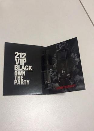 Carolina herrera 212 vip black nyc men кароліна херера віп. акція 1 +1=32 фото