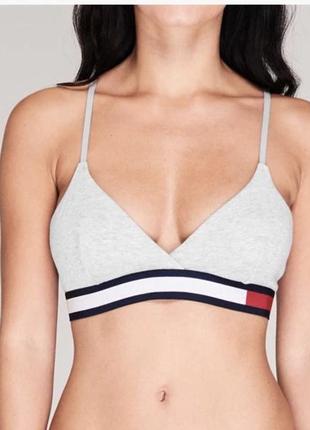 Tommy hilfiger бюстгальтер бралетт uw0uw01597 сірий1 фото