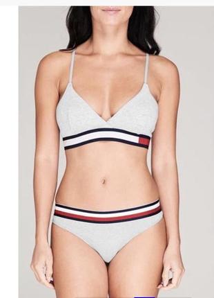 Tommy hilfiger бюстгальтер бралетт uw0uw01597 сірий4 фото