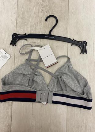 Tommy hilfiger бюстгальтер бралетт uw0uw01597 сірий6 фото