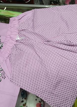 Женская летняя пижама майка и шорты р. 46 485 фото
