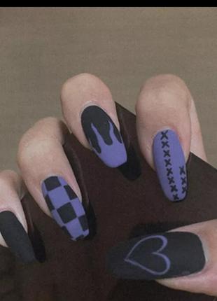 Накладные ногти 24 штуки