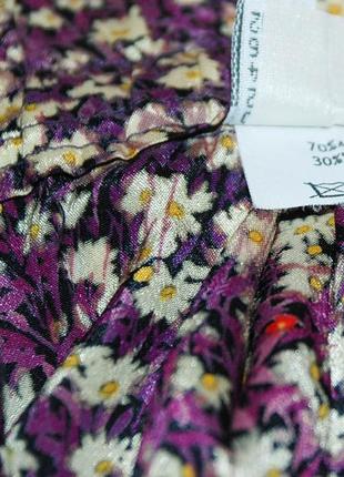 Винтаж юбка цветочная в составе шелк широкая свободнгая длинная миди в романтическом стиле2 фото