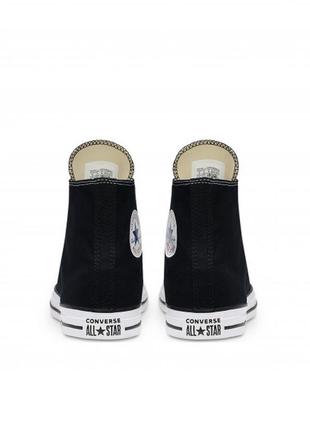 Кеды converse chuck taylor all star hi black m9160c черные высокие оригинал конверсы женские мужские3 фото