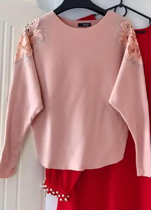 Кофта, джемпер з кружевом