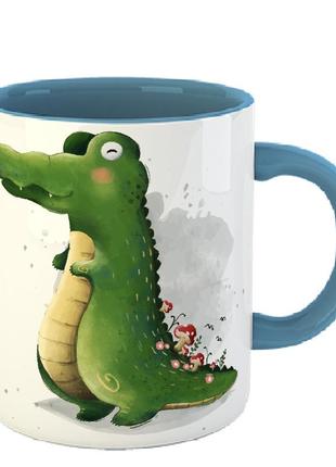 Чашка милый крокодил4 фото