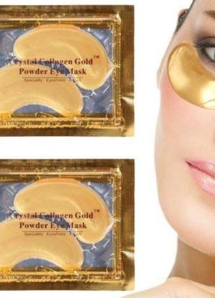 Патчі золоті під очі c колагеном collagen crystal gold, 1 пара top