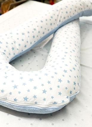 Подушка для беременных с наволочкой 150см  (рекомендуемый рост до 170 см) холофайбер10 фото