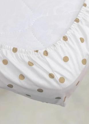 Простынь на резинке в детскую кроватку, 120*60 см