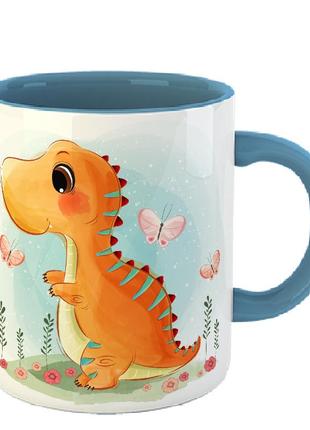 Чашка маленький динозавр