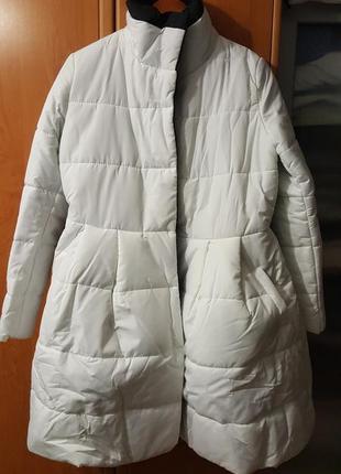 Объемная приталенная куртка (пальто -колокольчик) можно для беременных4 фото