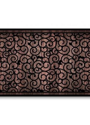 Придверні килимок гумовий з ворсом 45х75 см (18100)1 фото