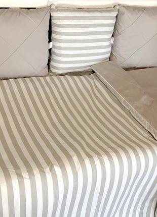 Бортики- подушки защита в детскую кроватку унисекс 30*30см