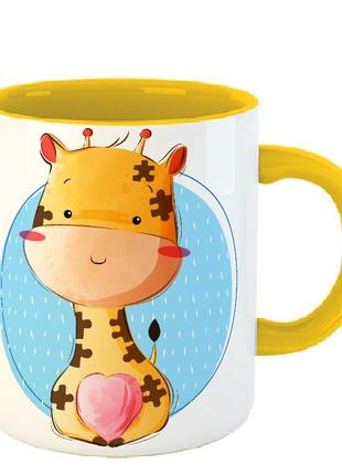 Чашка маленький жираф