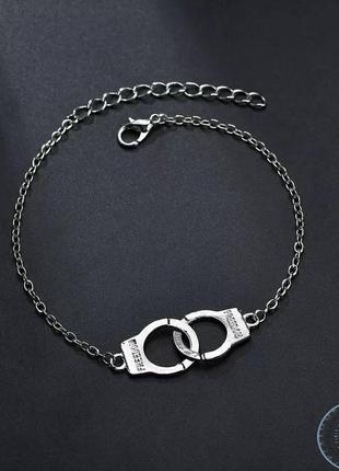 Браслет с наручниками freedom наручники love свобода