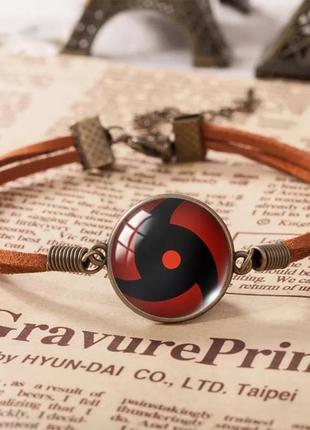 Браслет naruto наруто 3 вида шаринган sharingan shippuuden в виде цветка глаз аниме амулет талисман 3