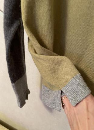 Вовняний светр вовна кашемір брендовий premium cashmere & wool sweater oригінал3 фото