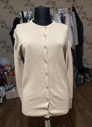 Mac elton кардиган, светр, свитер, кофта шерсть, вовна 100% англія1 фото