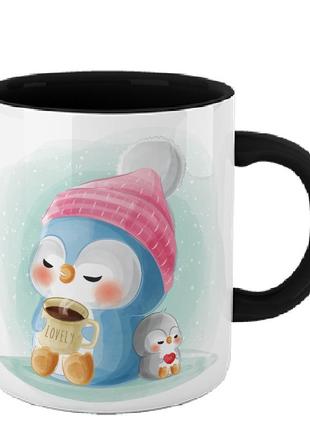 Чашка пінгвін з кави8 фото