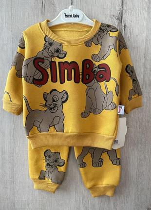 Костюм флис для мальчика murat baby 7464 86 см горчица