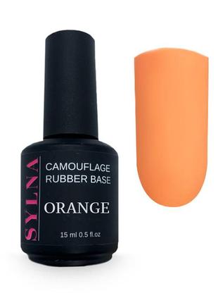 База камуфлирующая sylna camouflage rubber base orange 5,5 мл оранжева