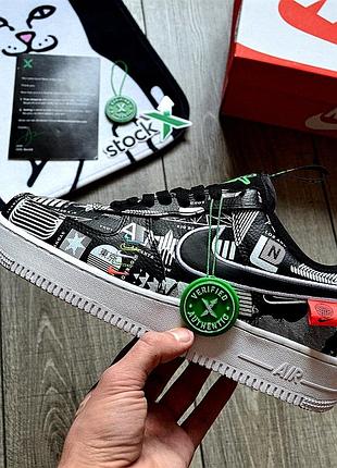 Кросівки center nike air force 1 low 'worldwide'