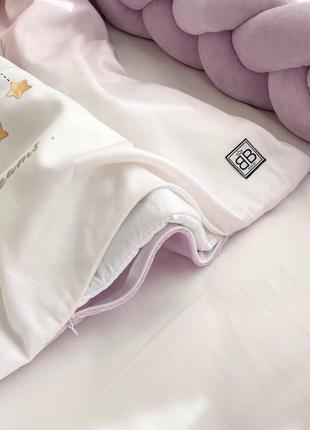 Комплект постельного детского белья для кроватки № 8 sweet dream зайка с мамой топ5 фото