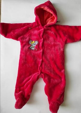 Комбинезон демисезон плюшевый