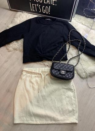 Юбка bershka на флисе