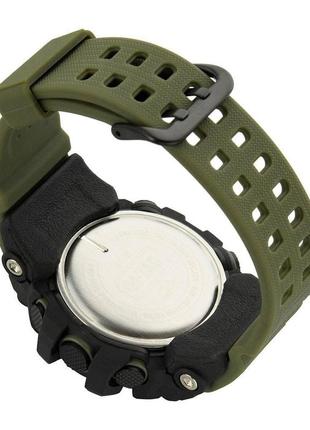 Тактичний електронний годинник m-tac з широким функціоналом. армійський наручний годинник. колір: black/olive7 фото