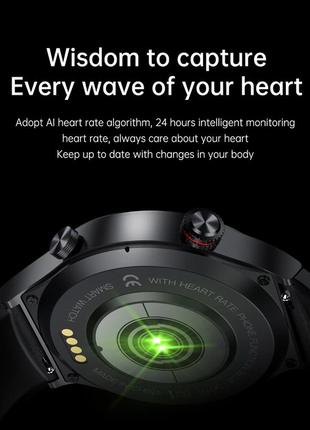 Чоловічий сенсорний розумний смарт годинник smart watch day49-fg з тонометром, пульсометром. фітнес браслет трекер7 фото