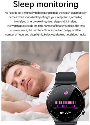Чоловічий сенсорний розумний смарт годинник smart watch day49-fg з тонометром, пульсометром. фітнес браслет трекер9 фото