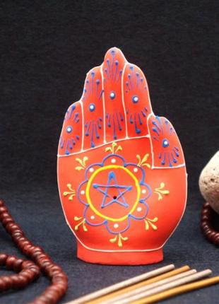 Подставка "ладошка" красная