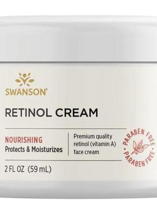 Крем c ретинолом, retinol cream от swanson, 59 мл