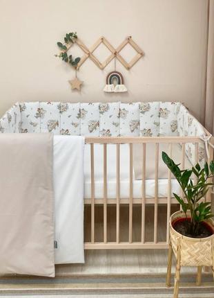 Комплект постельного детского белья для кроватки baby dream коала топ3 фото