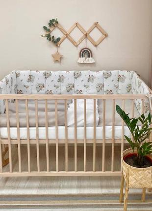 Комплект постельного детского белья для кроватки baby dream коала топ7 фото