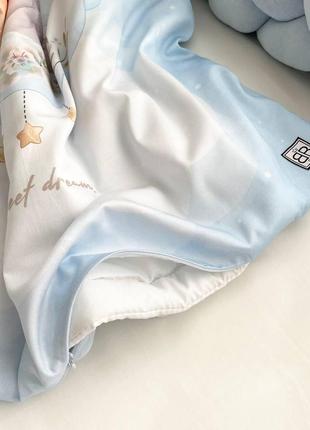 Комплект постільної дитячої білизни для ліжечка №8 sweet dream слонік топ10 фото