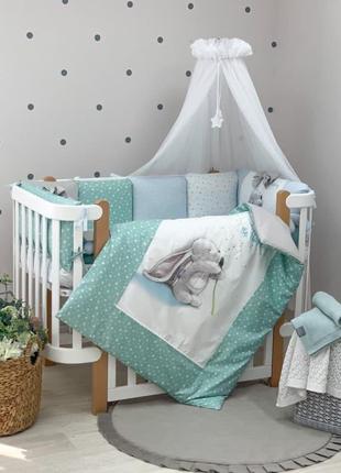 Комплект постельного детского белья для кроватки akvarel одуванчик топ2 фото