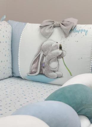 Комплект постельного детского белья для кроватки akvarel одуванчик топ3 фото